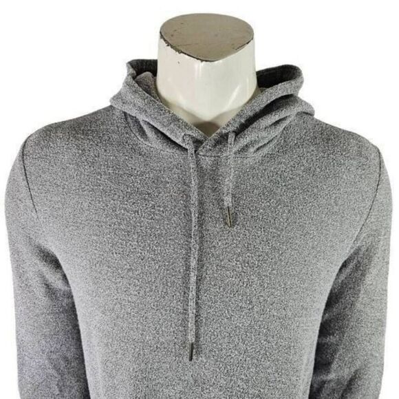 PacSun Men’s M Gray Casual Hoodie Lightweight Sweater Zip Sides Pocket Pullover - Picture 2 of 6